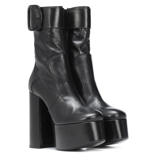 ysl blake boots|saint laurent platform boots.